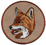 Beautifully embroidedered 5-1/2 inch round patch WB animal mascot collectible